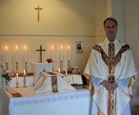 Chapel & Fr. Alan copy